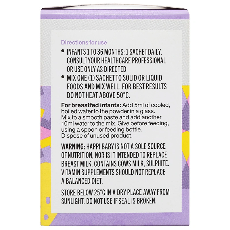 Thực phẩm bảo vệ sức khỏe Happi Baby Lactoferrin Powder - 3